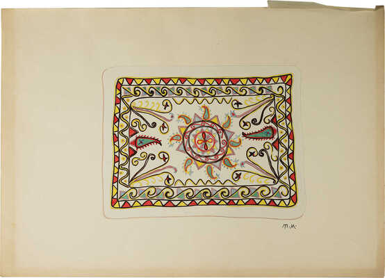 Маврина (Лебедева) Татьяна Алексеевна. Восточный ковер № 1